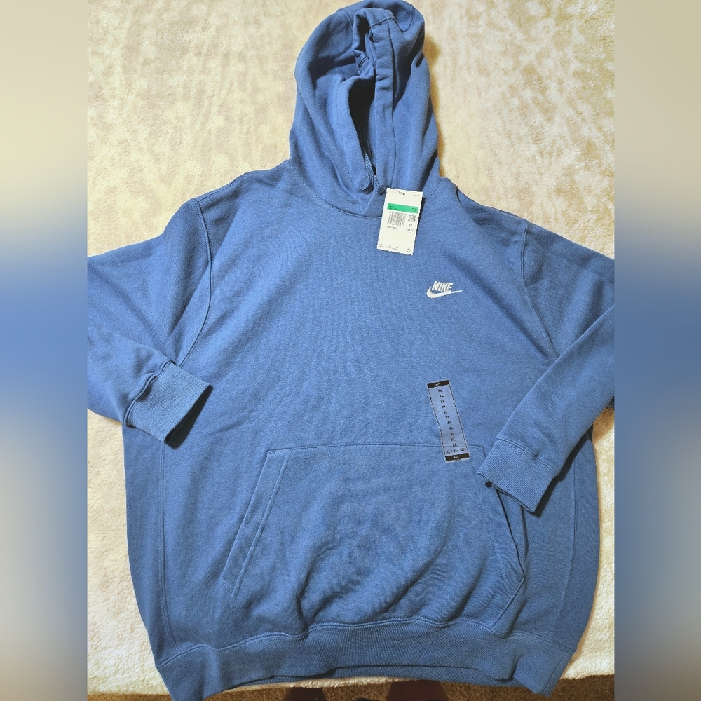 Men's Nike Sportswear Club Fleece Classic Blue Hoodie